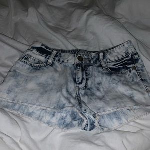Denim shorts